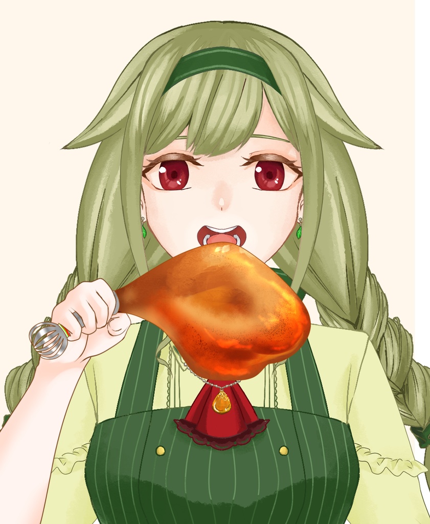 【配信者向け】クリスマスチキン素材