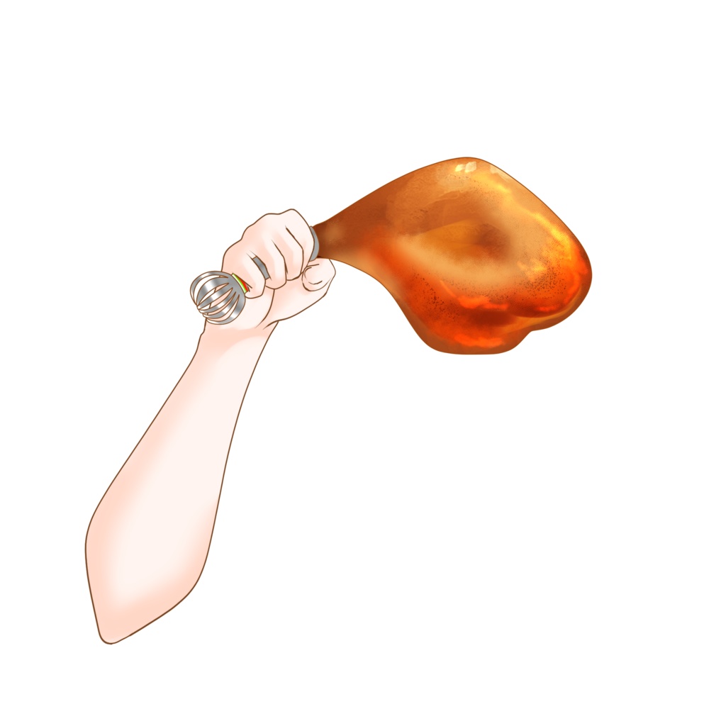 【配信者向け】クリスマスチキン素材