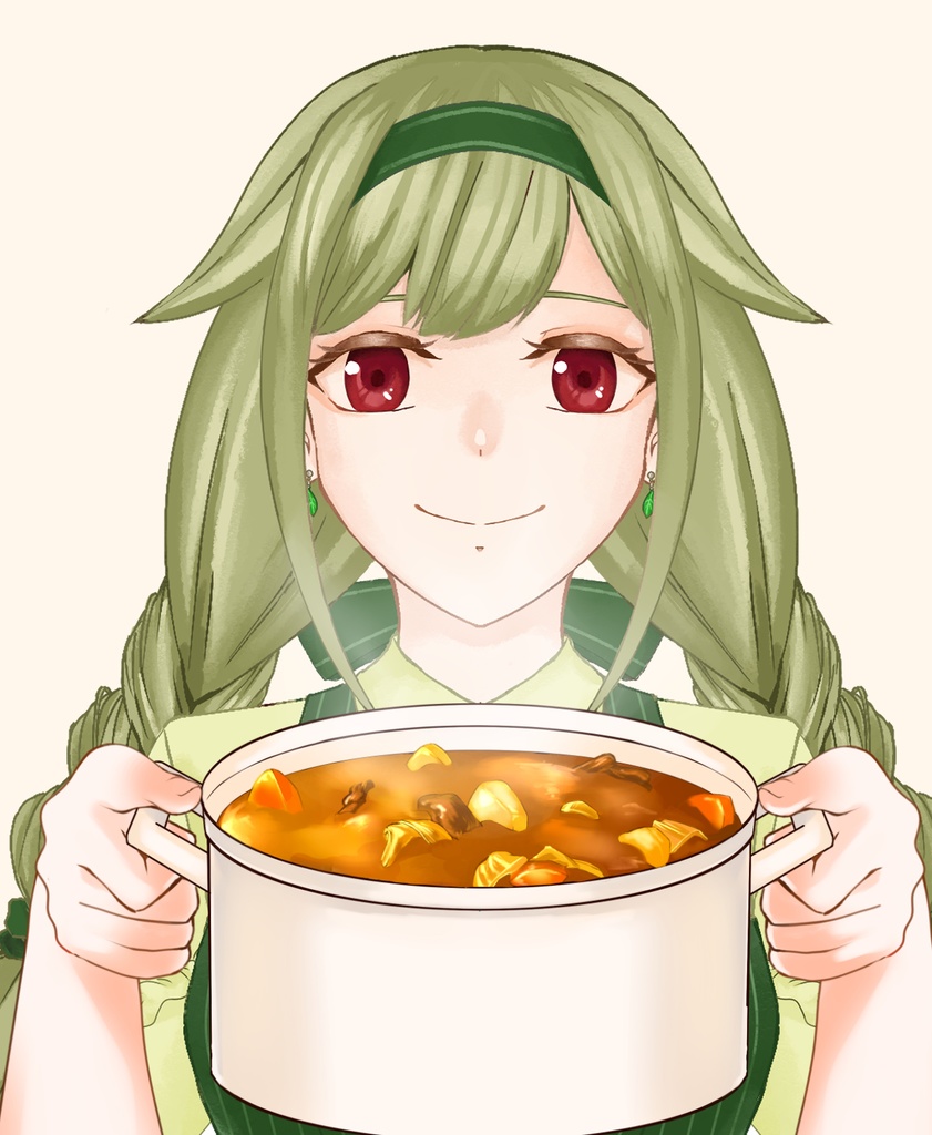 【配信者向け】手作りカレー素材:手差分2種類