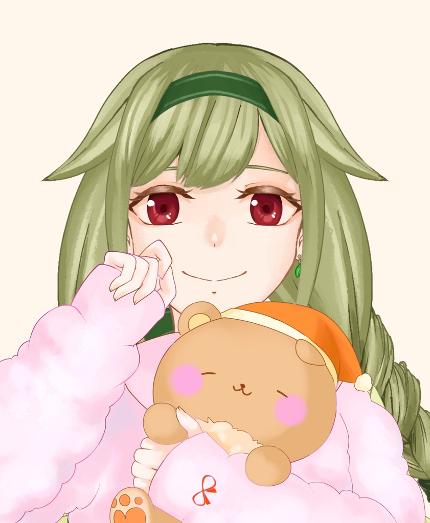 【VTuber向け】もこもこルームウェア素材