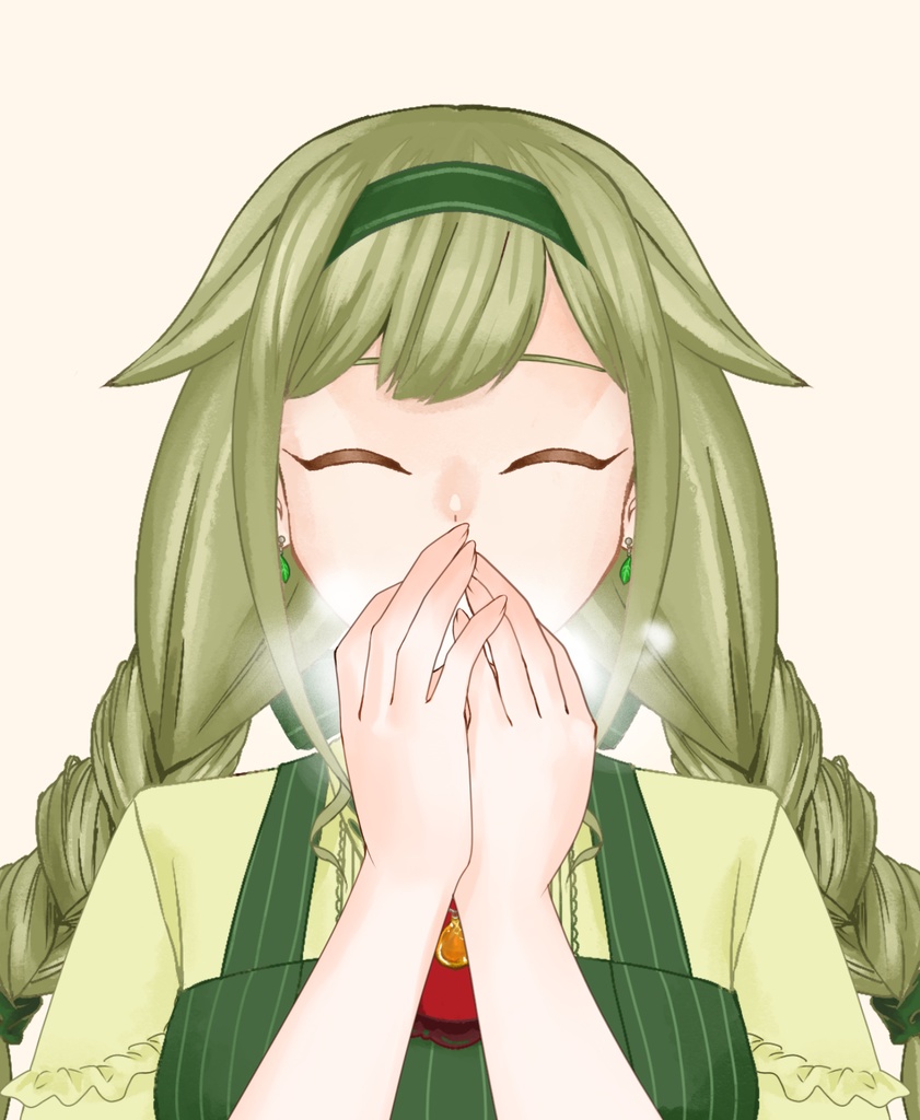 【配信者向け】白い息をする素材