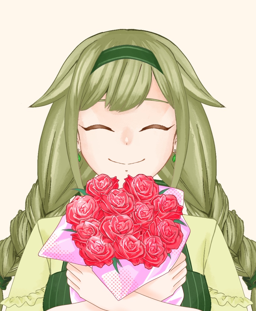 【配信者向け】薔薇の花束素材:高解像度版&商用利用権