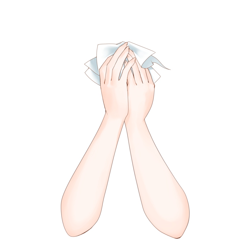 【VTuber向け】鼻をかむ素材:高解像度版&商用利用権