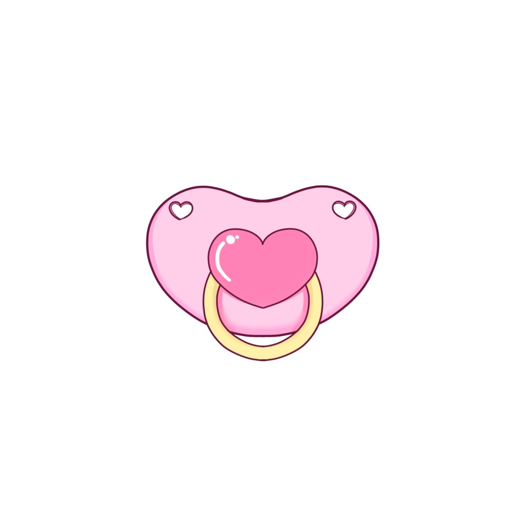 【配信者向け】おしゃぶり素材:高解像度版&商用利用権