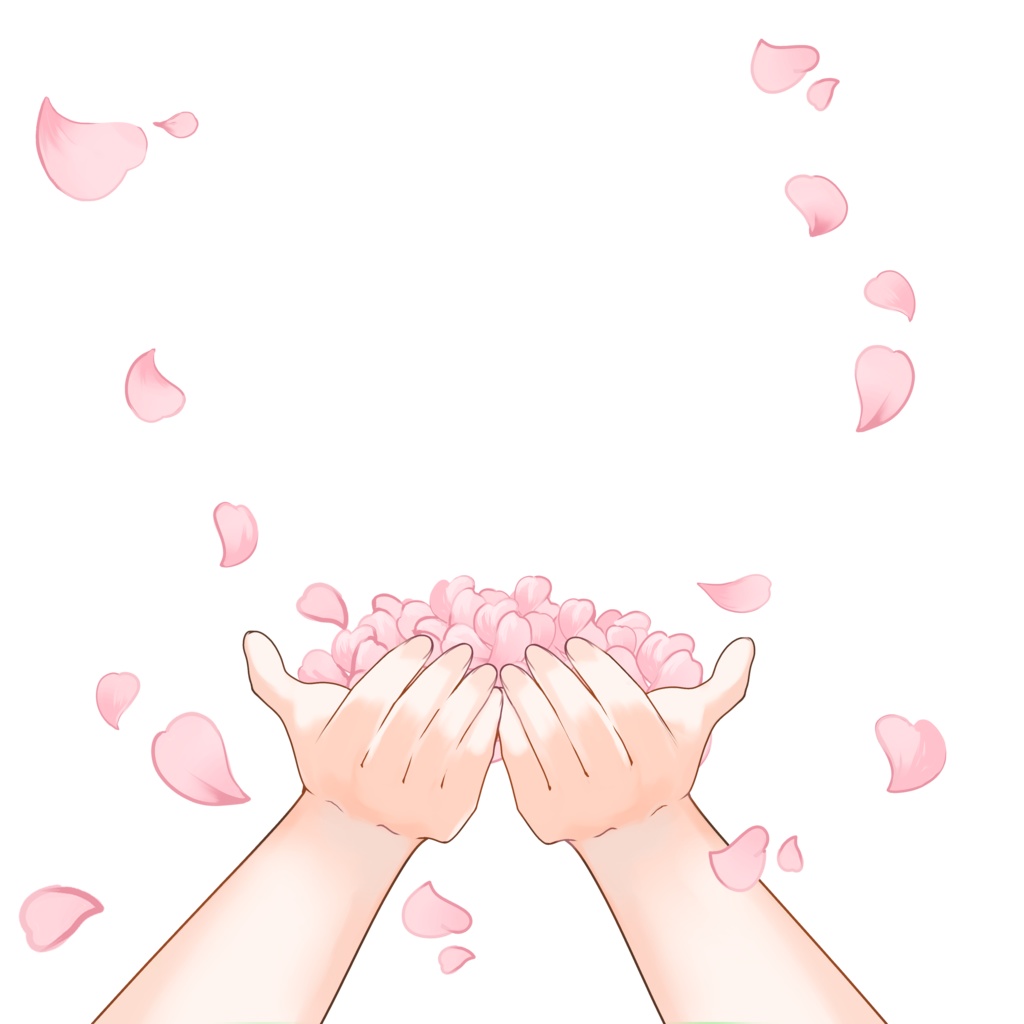 【配信者向け】桜の花吹雪素材:高解像度版&商用利用権