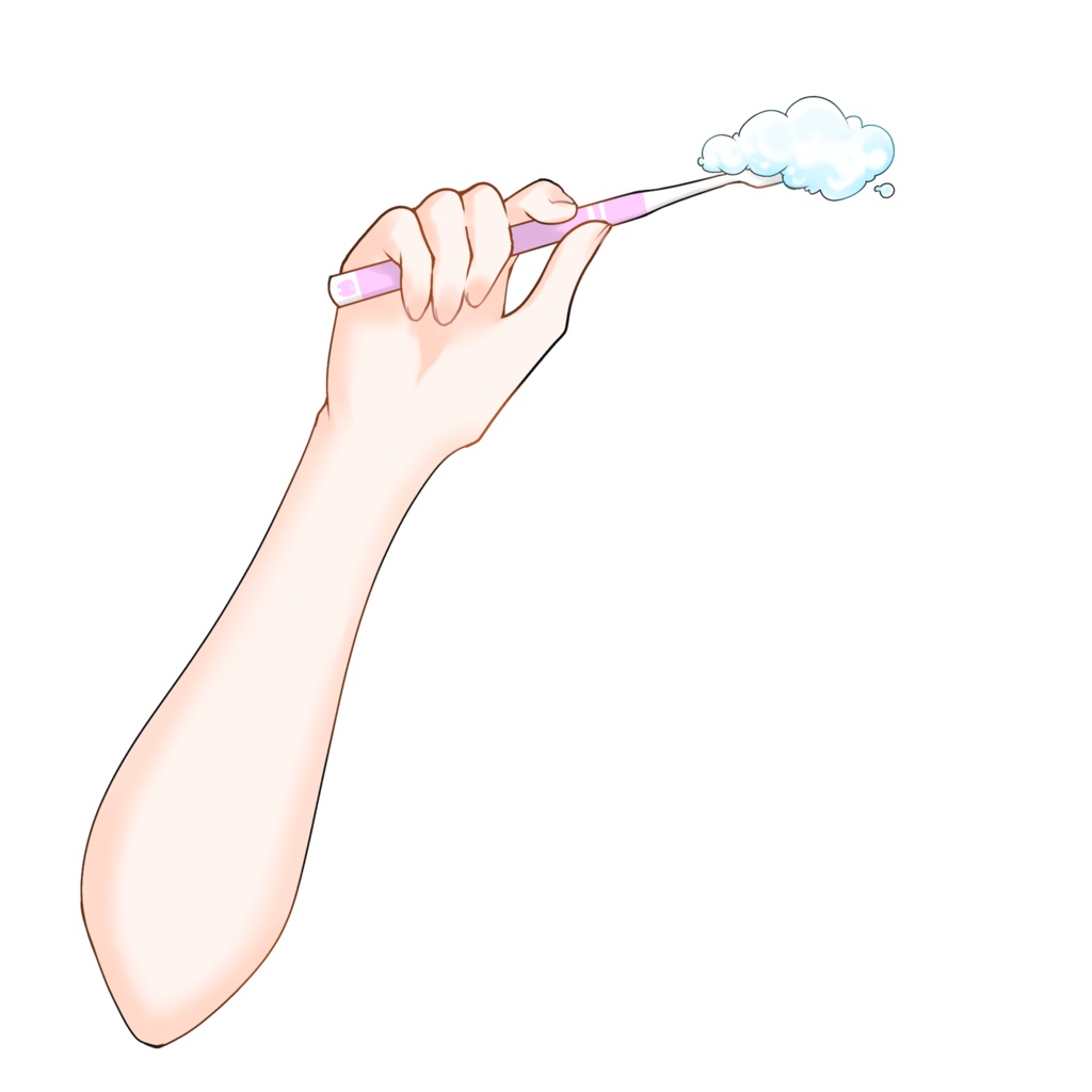 歯磨き素材:高解像度版&商用利用権