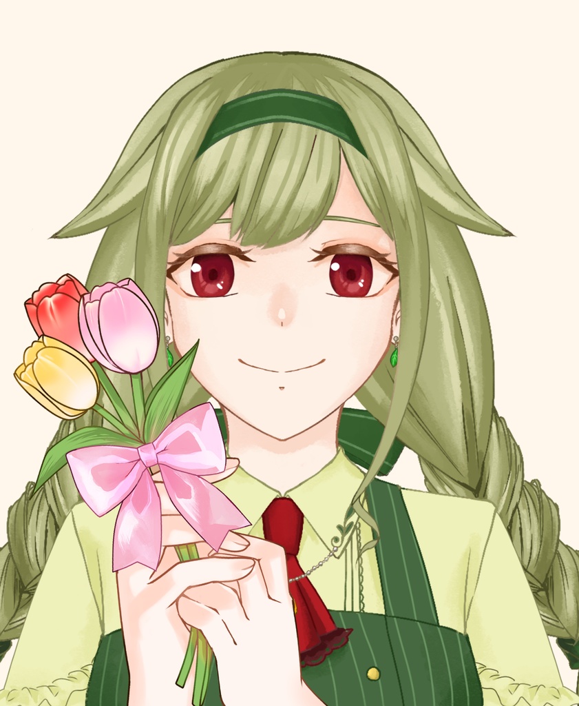 【VTuber向け】チューリップ素材：高解像度版＆商用利用権