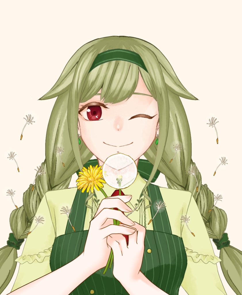 【配信者向け】タンポポ素材:高解像度版&商用利用権