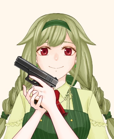【VTuber向け】オートマチック銃素材：高解像度版＆商用利用権