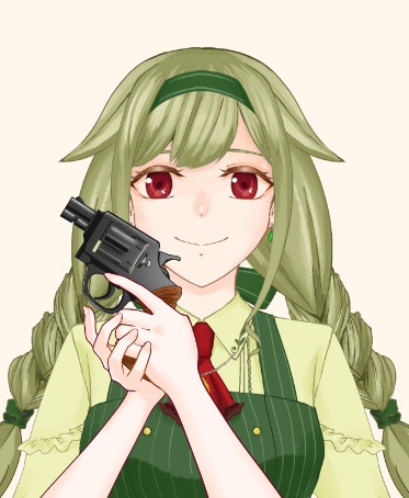 【VTuber向け】リボルバー銃素材：高解像度版＆商用利用権
