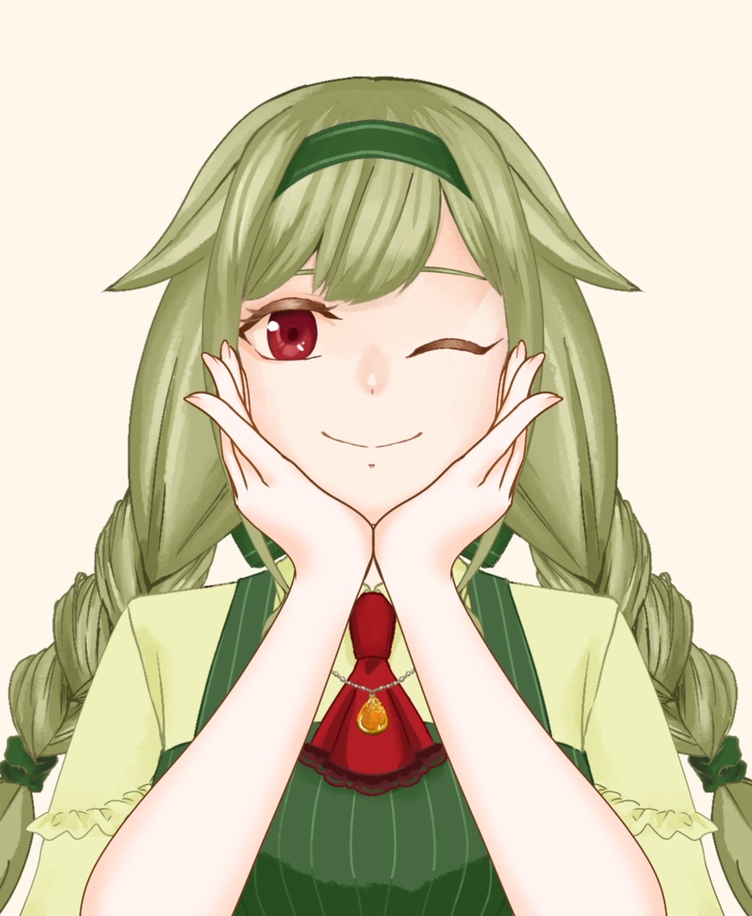 【VTuber向け】小顔ポーズ素材：高解像度版＆商用利用権