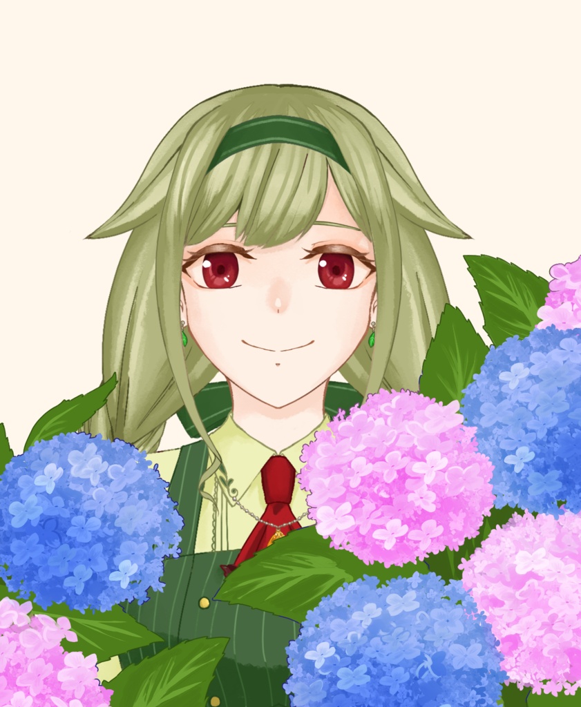 【VTuber向け】紫陽花素材：高解像度版＆商用利用権