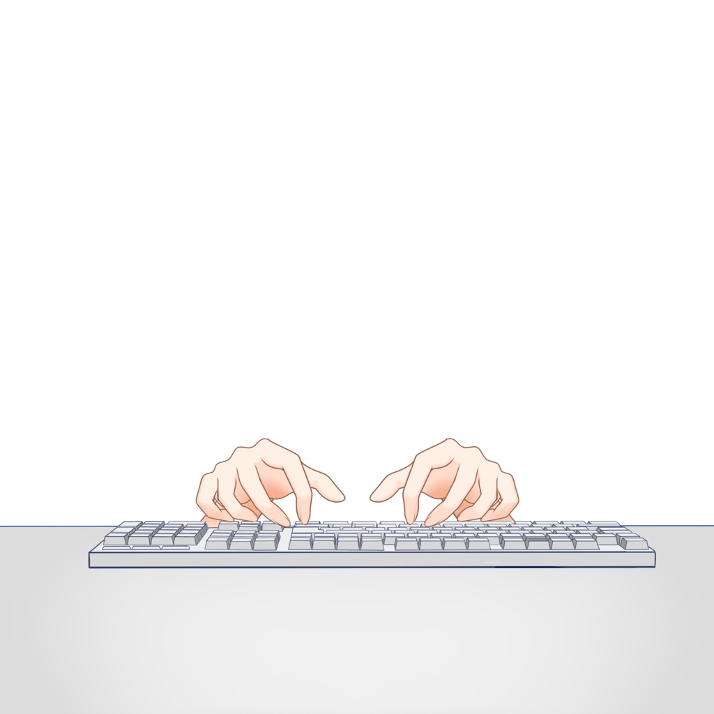 【VTuber向け】キーボード素材:高解像度版&商用利用権