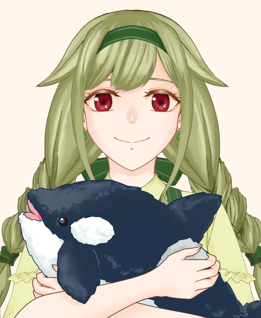 【VTuber向け】シャチぬい素材:高解像度版&商用利用権
