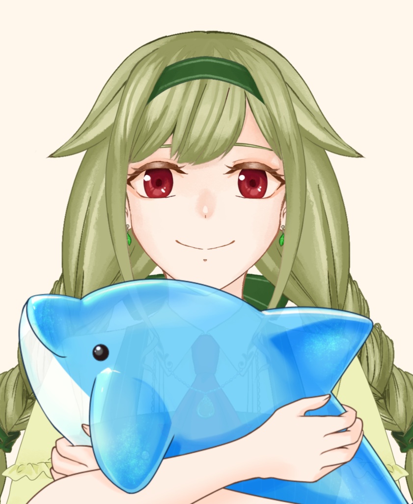 【VTuber向け】ビーチイルカ素材：高解像度版＆商用利用権