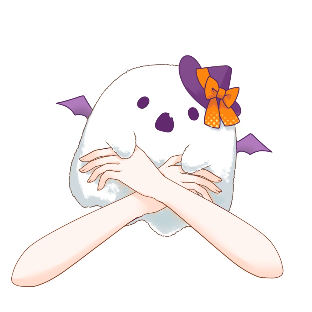 【VTuber向け】おばけぬいぐるみ素材:高解像度版&商用利用権