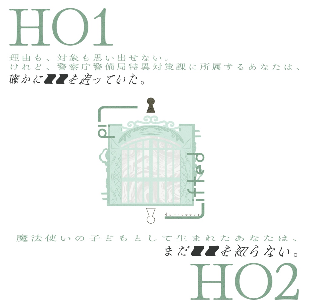 エモクロアTRPG『Lid Lifted』