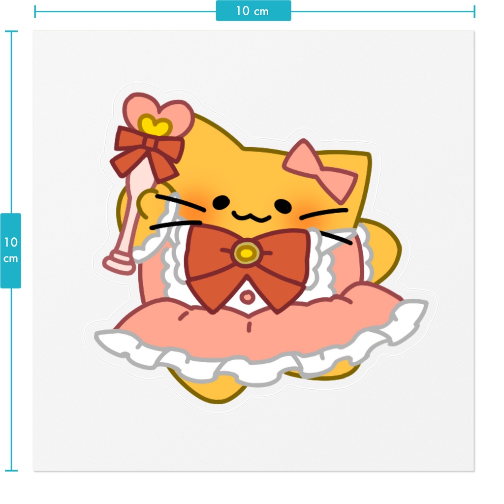 コスプレにゃんぷっぷーステッカー