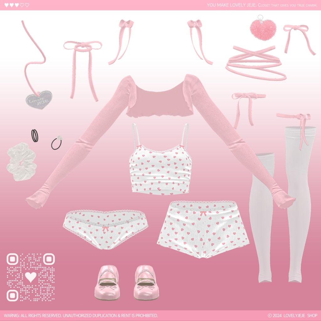 【#001】 Ballet Core🩷 - 7アバター対応