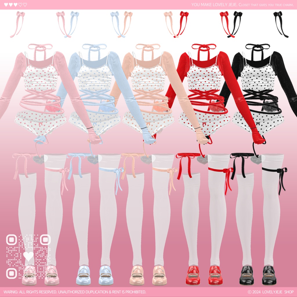 【#001】 Ballet Core🩷 - 7アバター対応