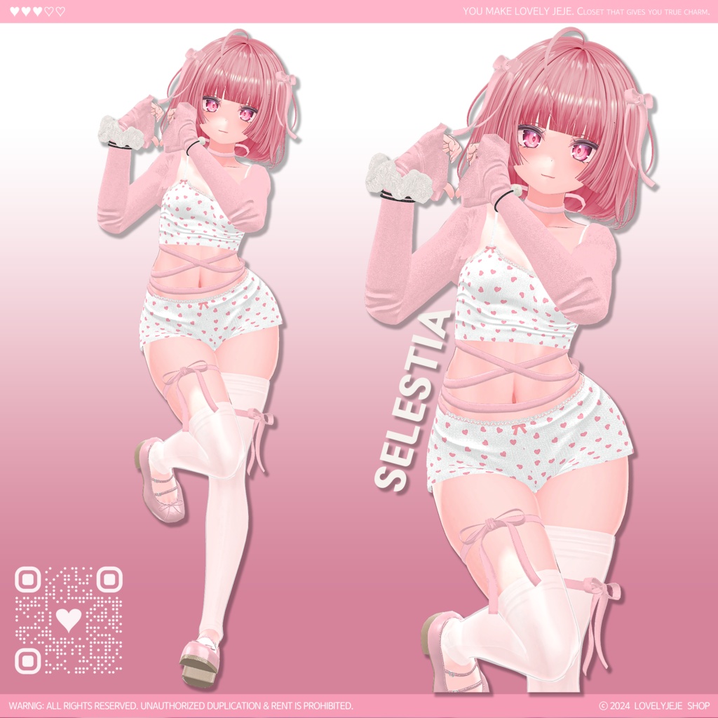 【#001】 Ballet Core🩷 - 7アバター対応