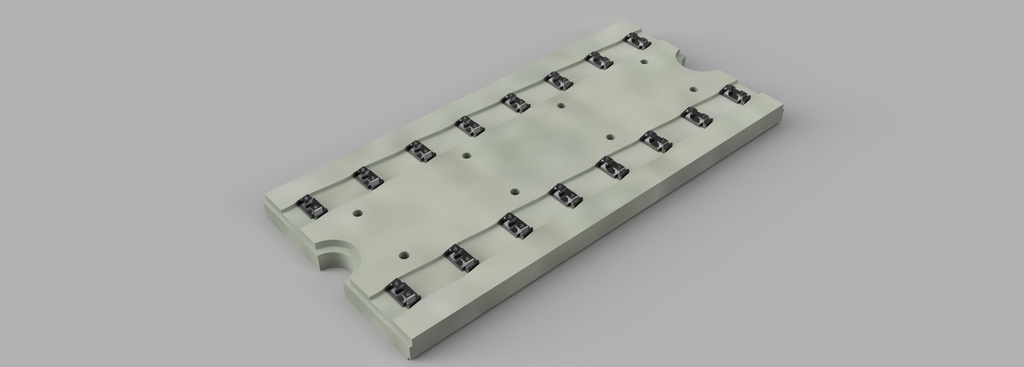 【1/80 16.5mm】【3Dデータ】A-151(A-153)型直線軌道スラブ 61.5㎜