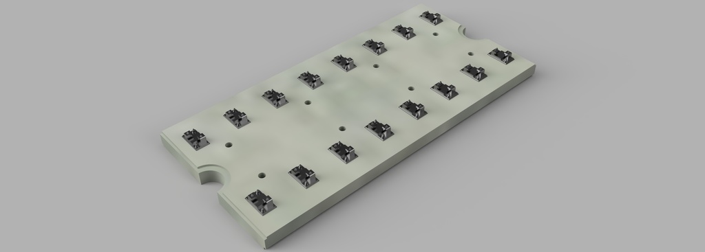 【1/80 16.5mm】【3Dデータ】A-155型直線軌道スラブ 61.5㎜