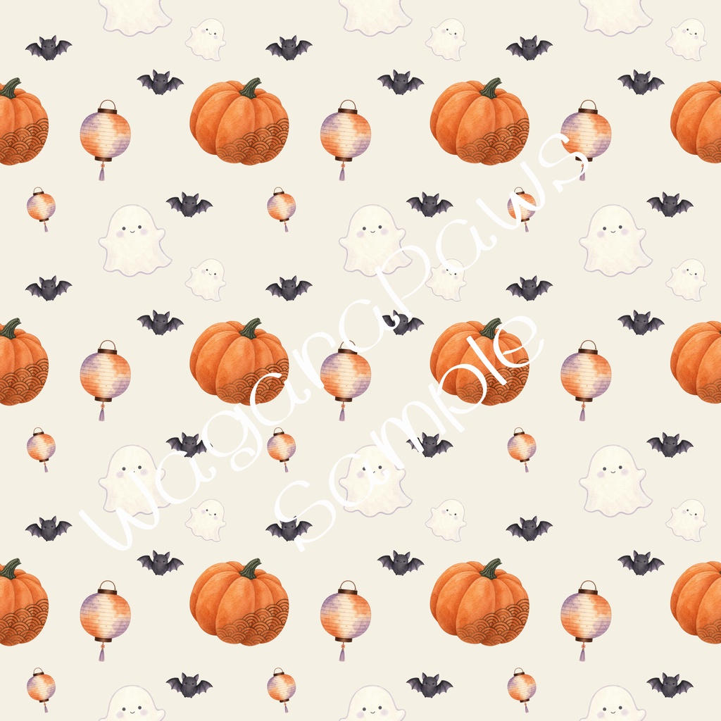 和風ハロウィン デジタルペーパー 5色セット