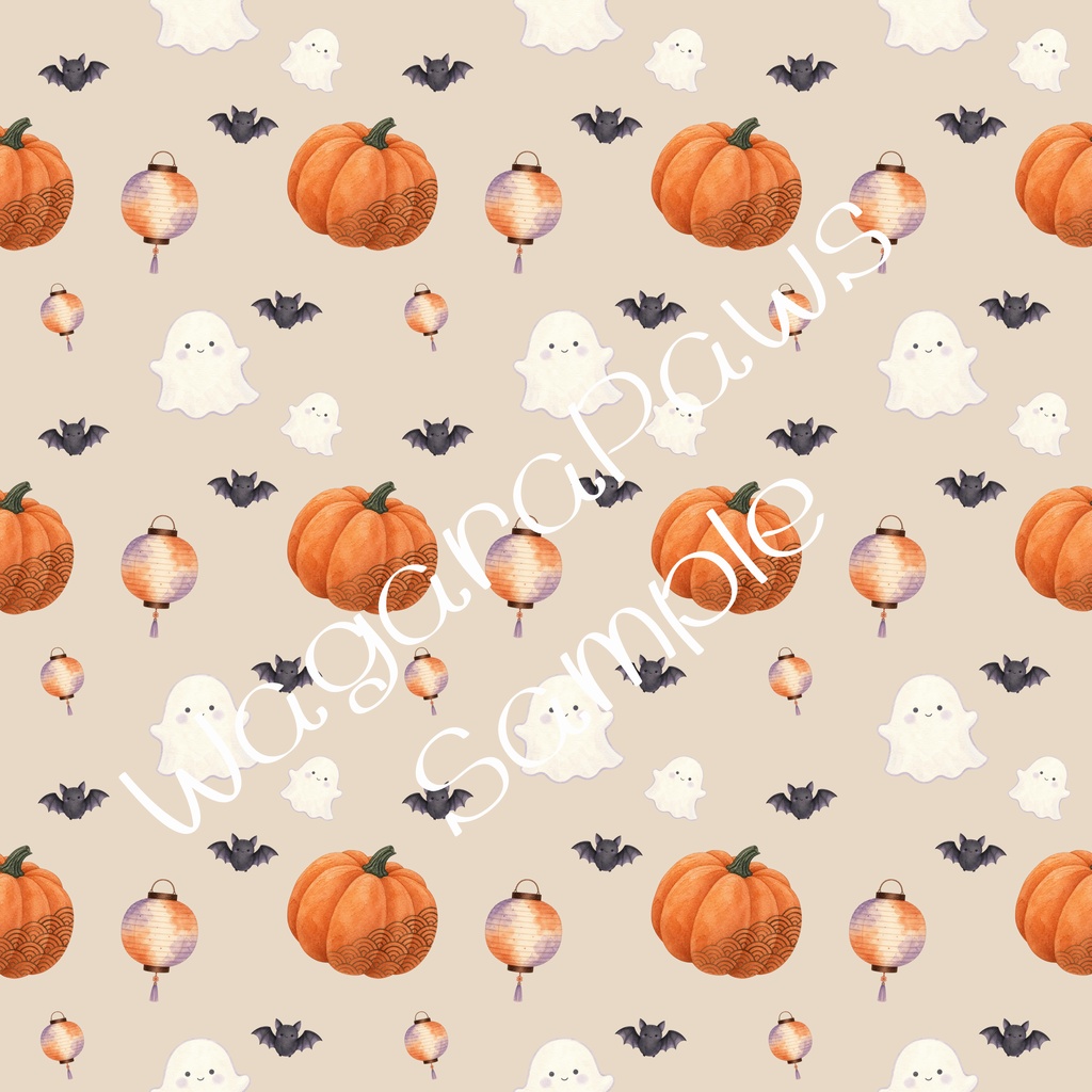 和風ハロウィン デジタルペーパー 5色セット