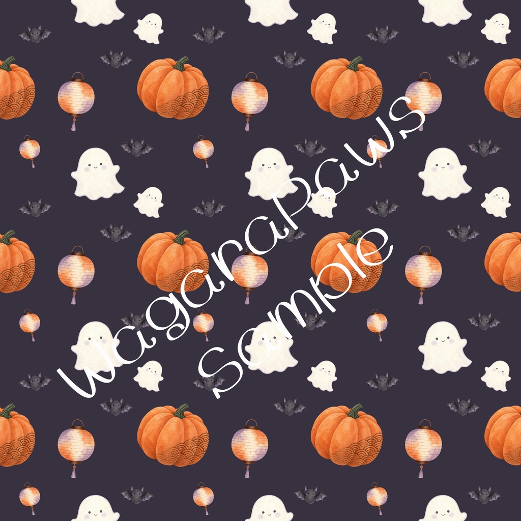和風ハロウィン デジタルペーパー 5色セット