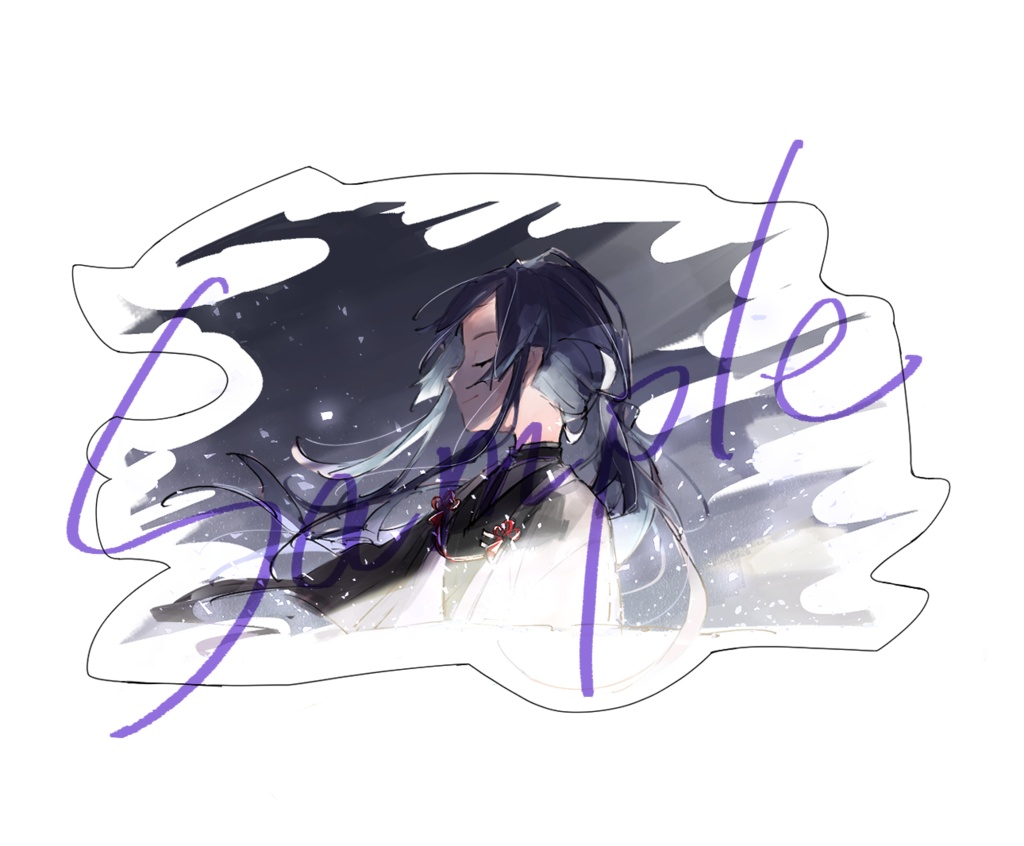 透明ステッカー