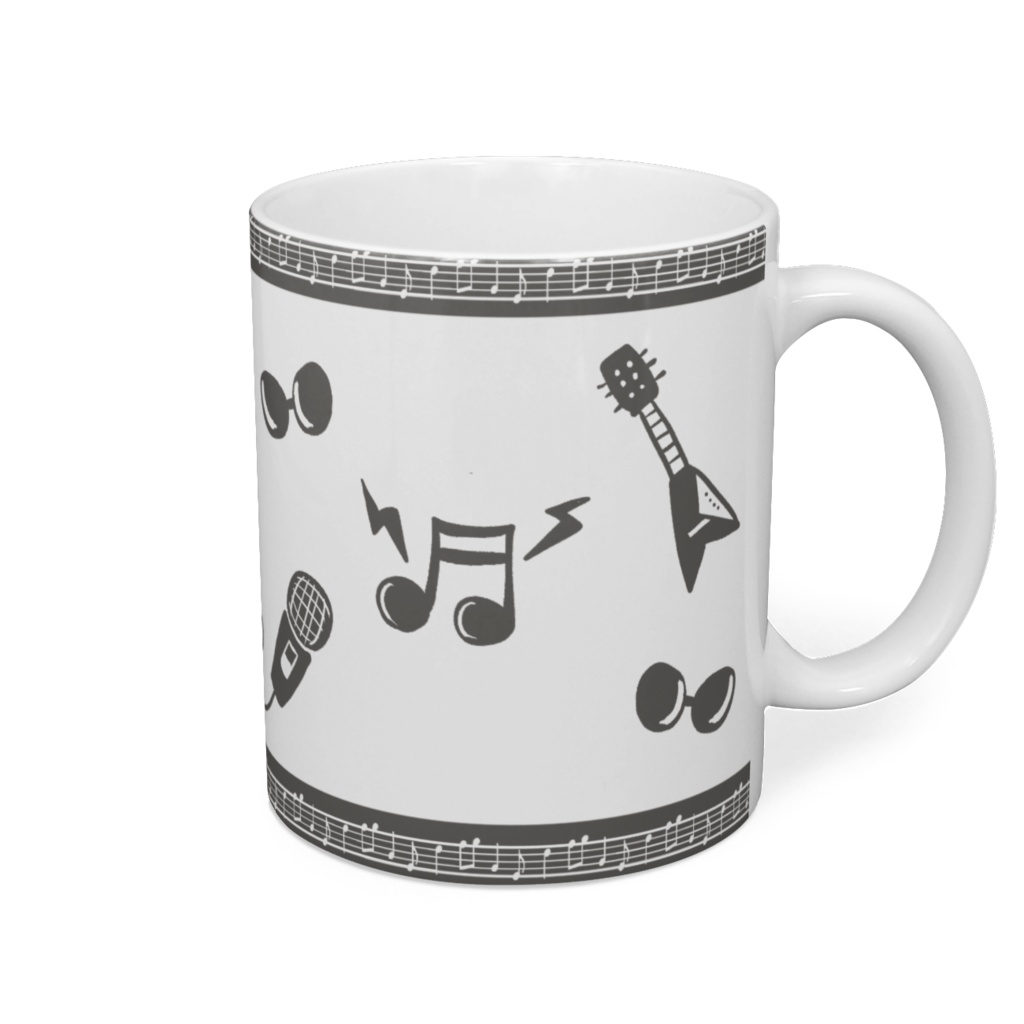 鳥獣伎楽マグカップ