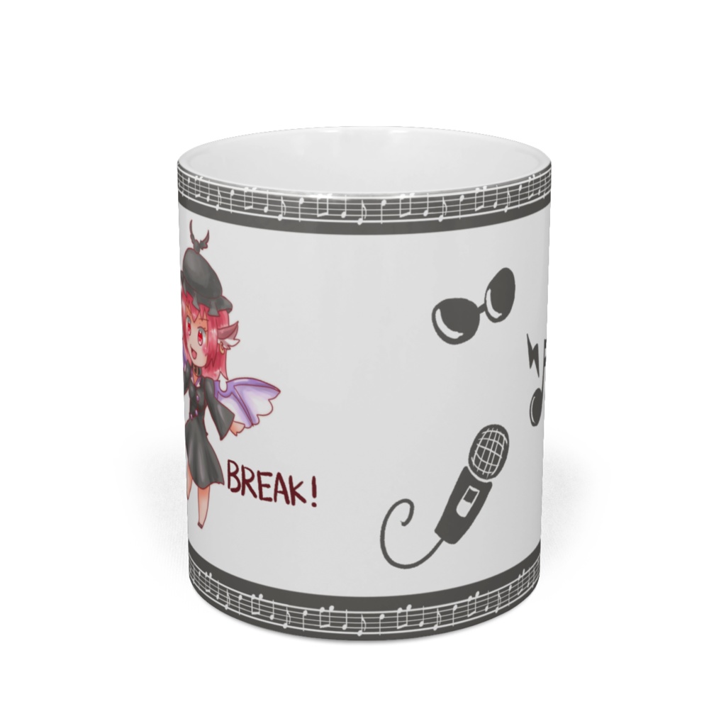 鳥獣伎楽マグカップ