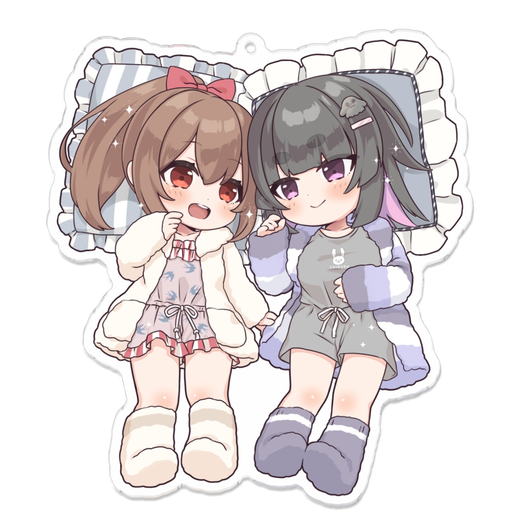 柚木つばめ＆大山チロルアクリルキーホルダー