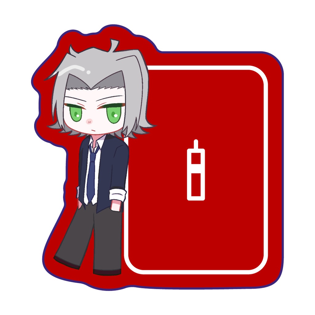 カラーアクリルキーホルダー
