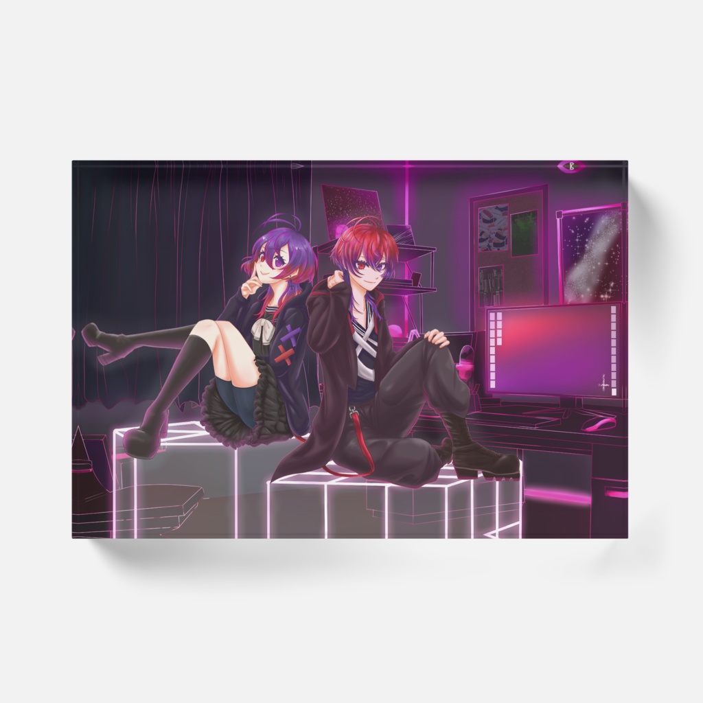 【6周年】夢喰&夢久那アクリルブロック