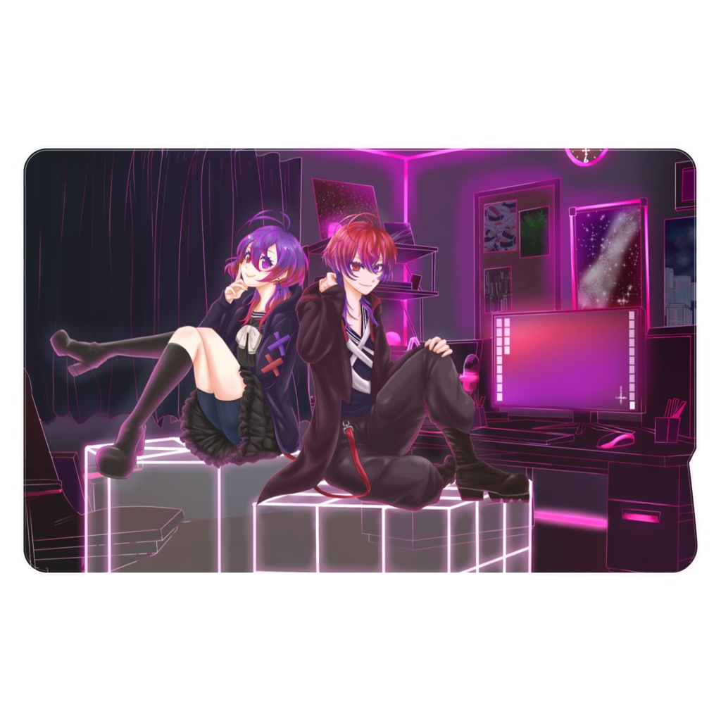 【6周年】夢喰＆夢久那ICカードステッカー