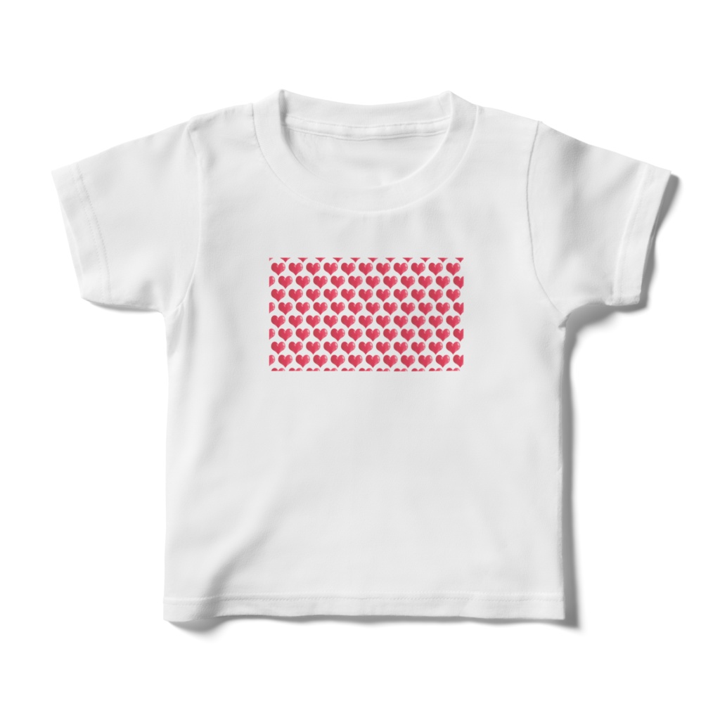 キッズTシャツ　ハートパターン