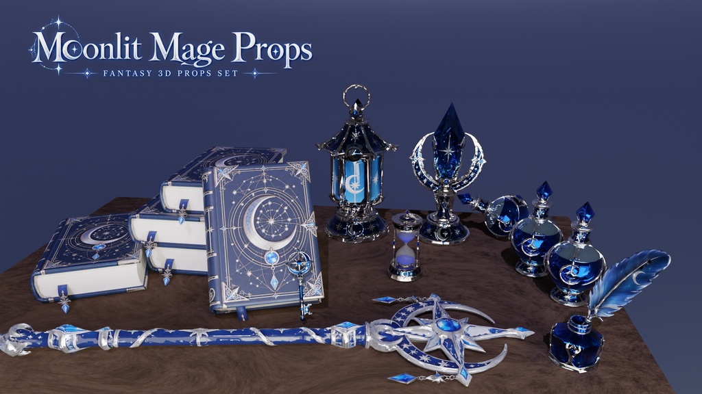 Moonlit Mage Props