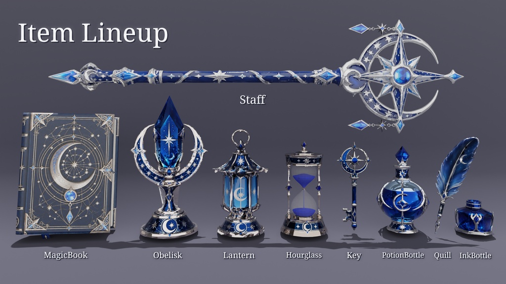Moonlit Mage Props