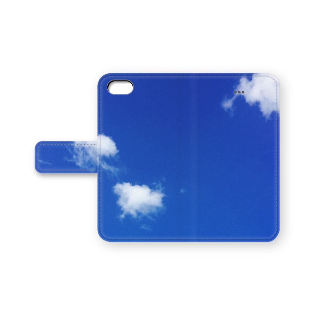 青空の手帳型iPhoneケース