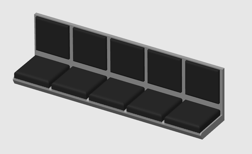 【1/80】815系 内装パーツセット 2両分 ver2
