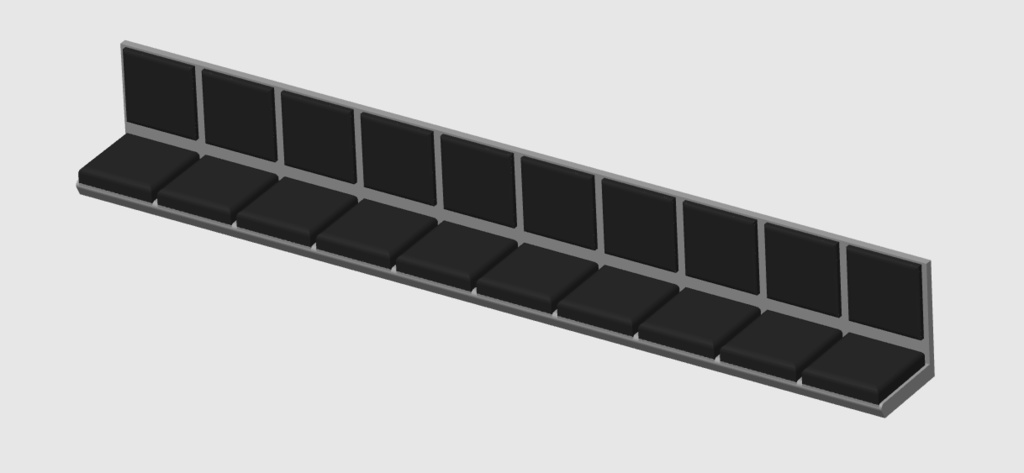 【1/80】815系 内装パーツセット 2両分 ver2