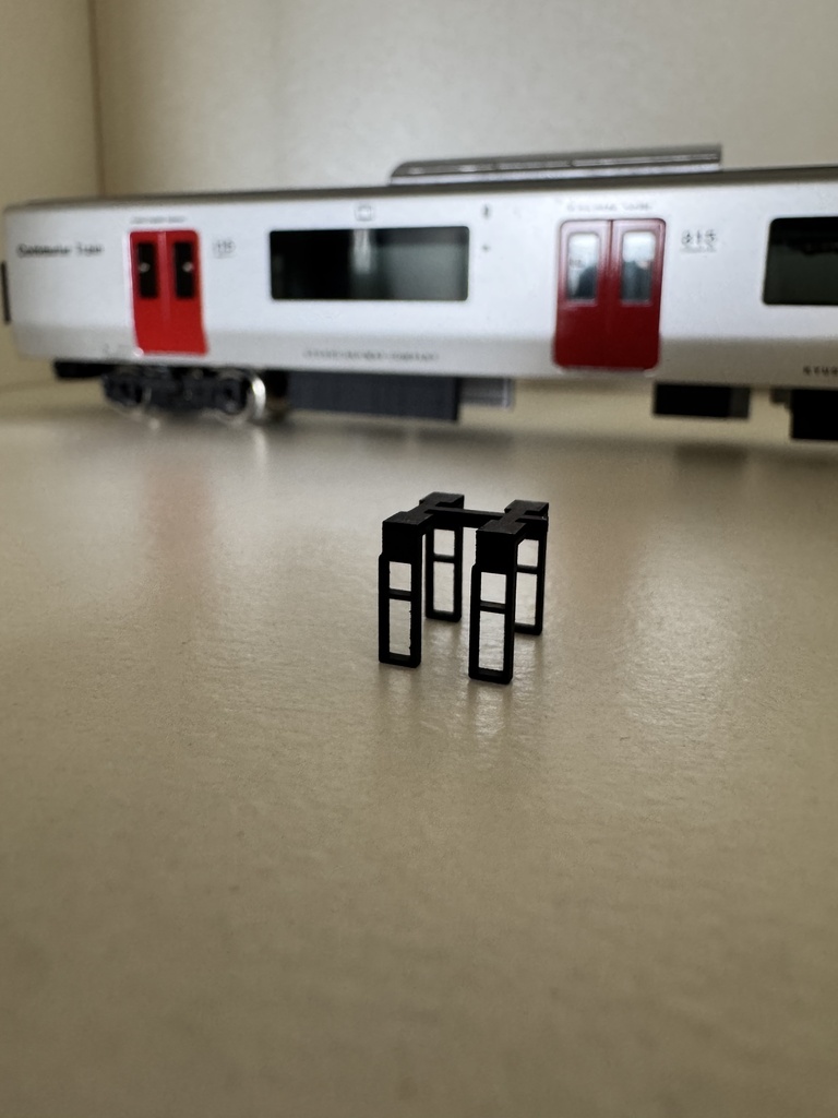 【1/80】817・815系等　運転室下ステップ　4個（１編成分）