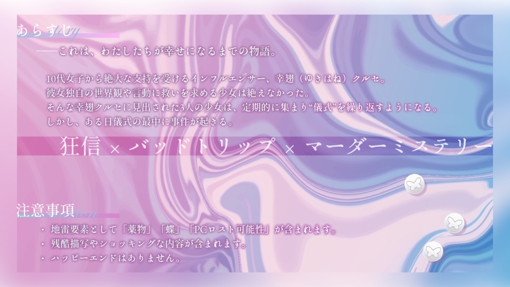 【マーダーミステリー】ユーフォリアは致死量