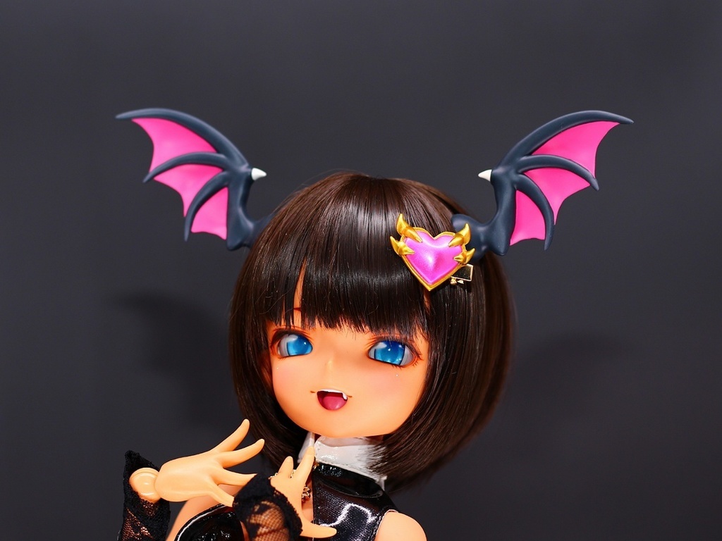 1/3 サイズ ドール用 ヘッド用サキュバス羽