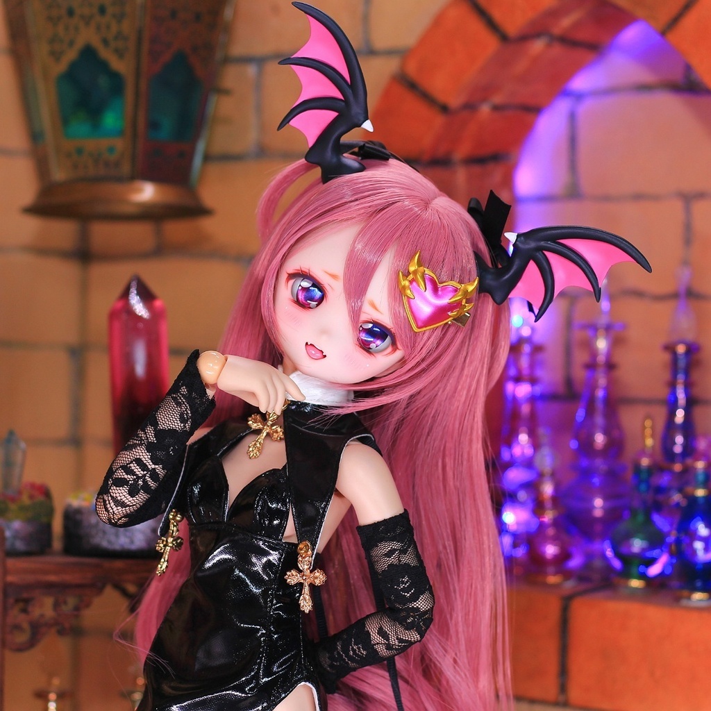 1/3 サイズ ドール用 ヘッド用サキュバス羽