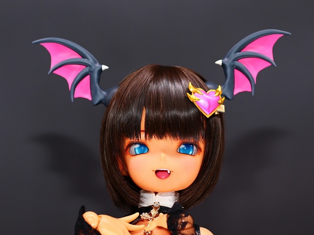 1/3 サイズ ドール用 ヘッド用サキュバス羽