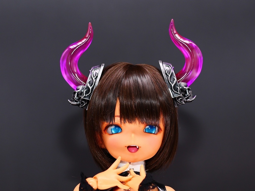 1/3 サイズ ドール用 角 クリスタルスカル