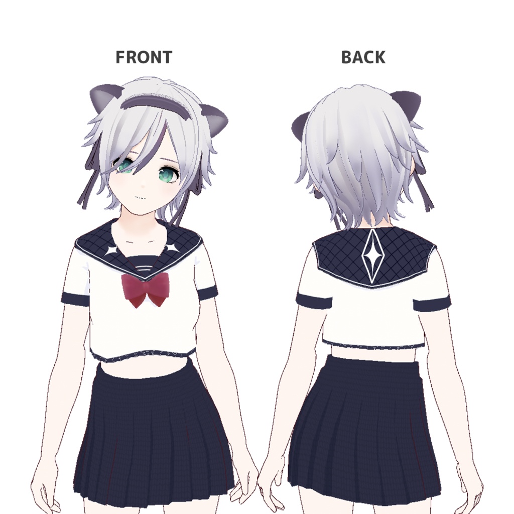 【VRoid】COLOR SAILOR SUITS